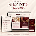 Step into Success — both journeys on tablet, laptop and phone: 2 journeys, 42 guided lessons