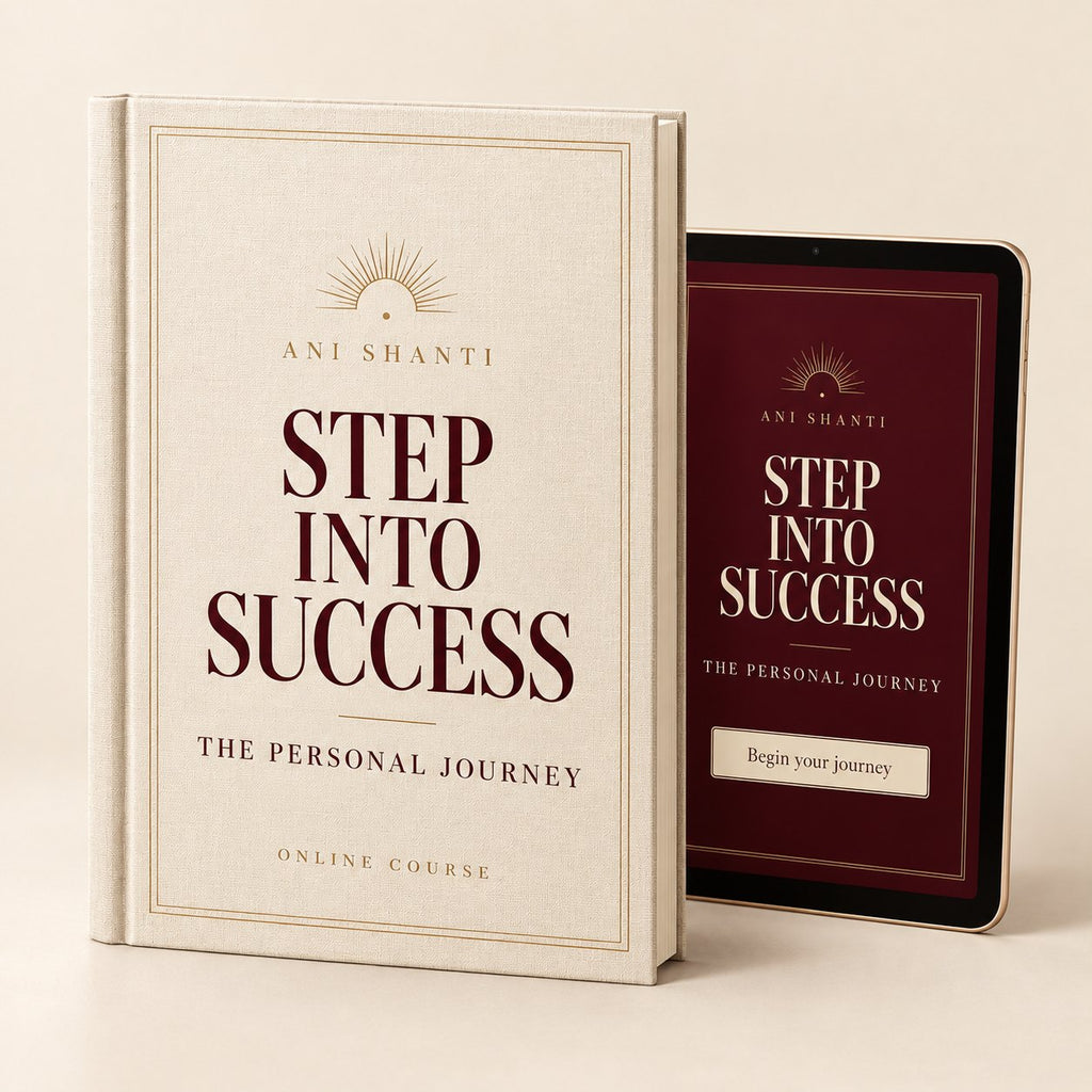 Step into Success — The Personal Journey cover with tablet